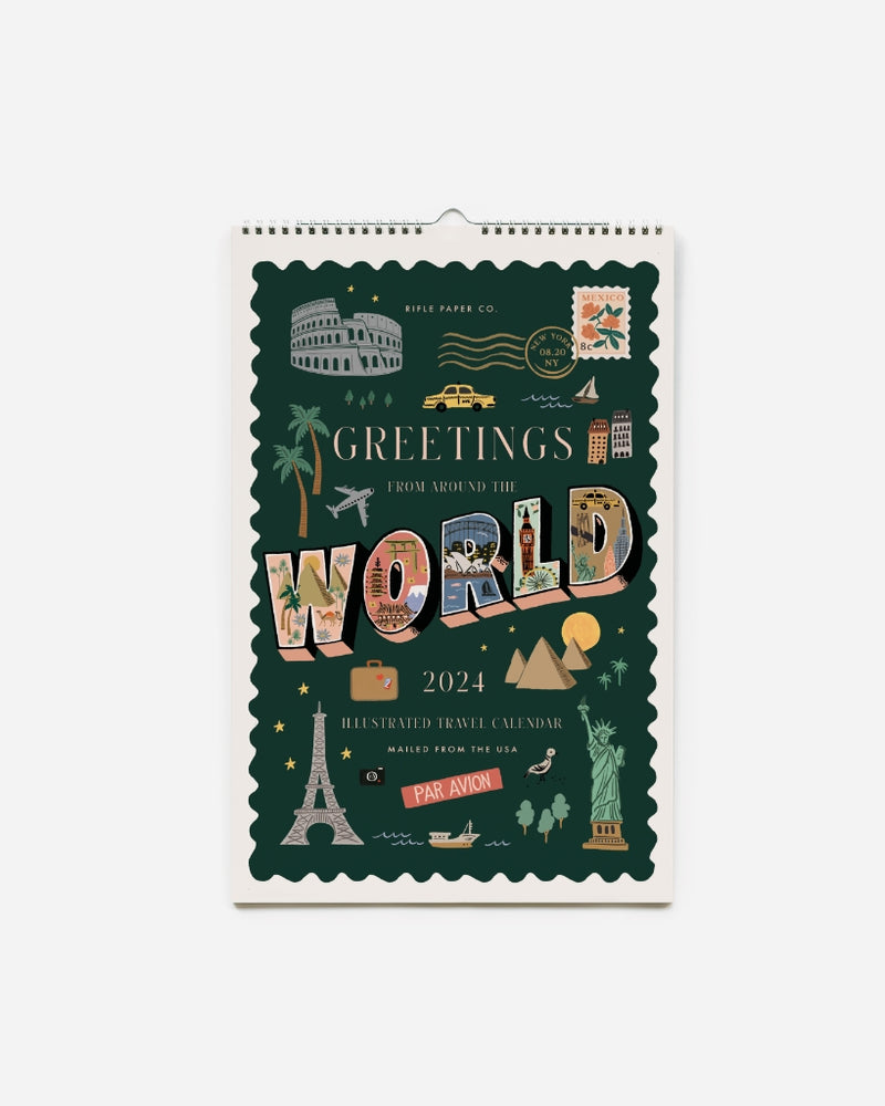 
                      
                        Wall Calendar 2024 - Greetings From Around The World
                      
                    