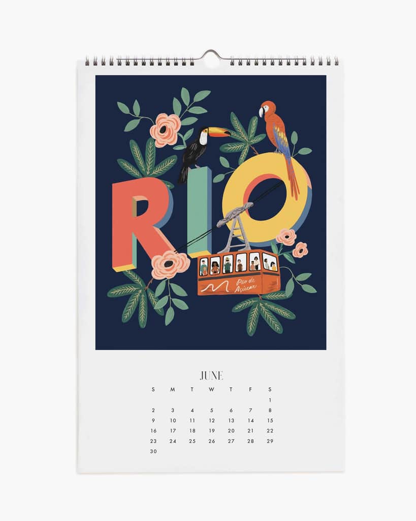 Wall Calendar 2024 - Greetings From Around The World