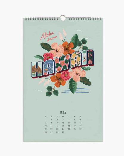 Wall Calendar 2024 - Greetings From Around The World
