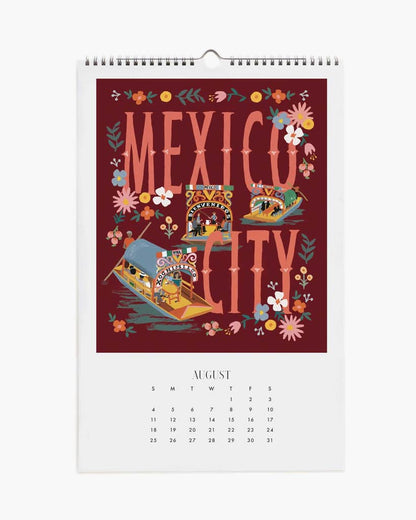 Wall Calendar 2024 - Greetings From Around The World
