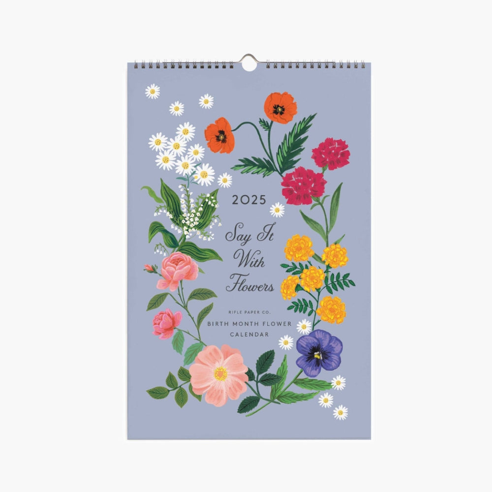 Wall Calendar 2025 - Say It With Flowers