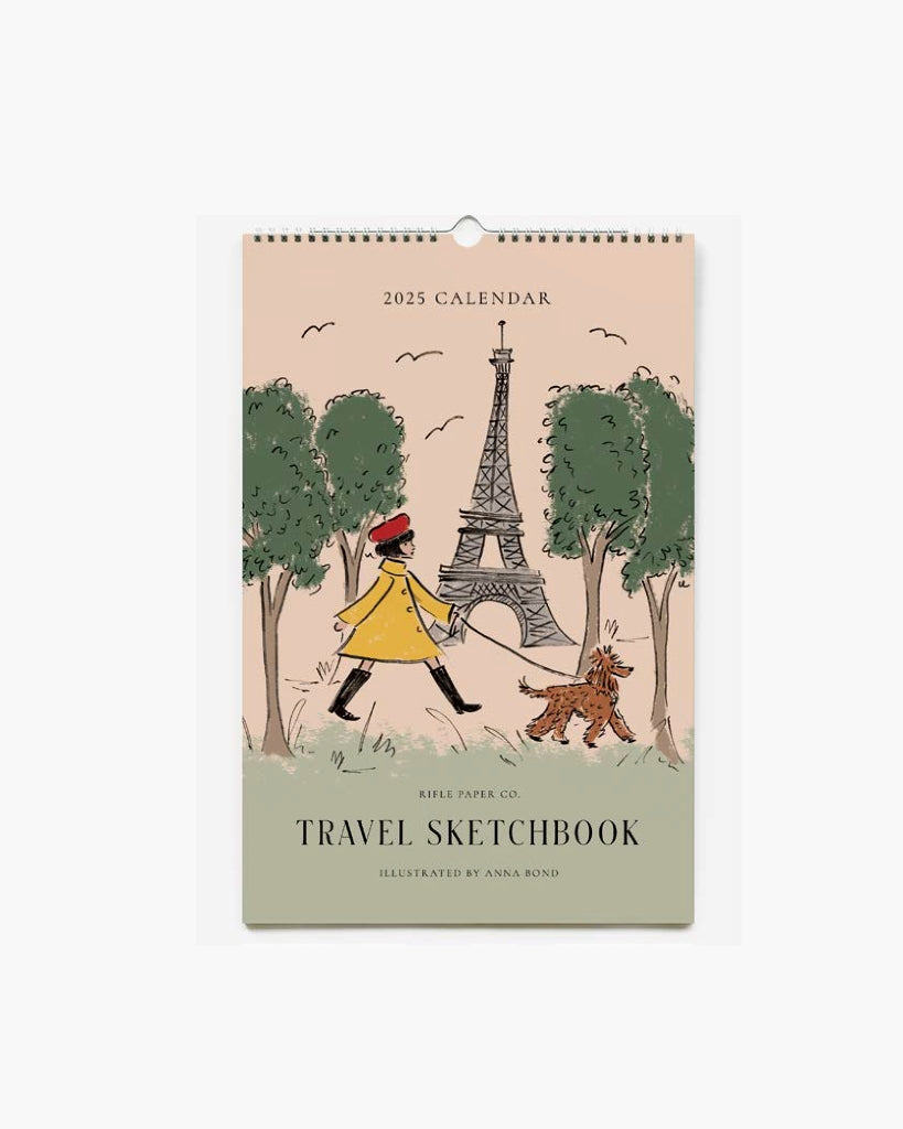 Rifle Paper Co. | Wall Calendar 2025 - Travel Sketchbook – A Little ...