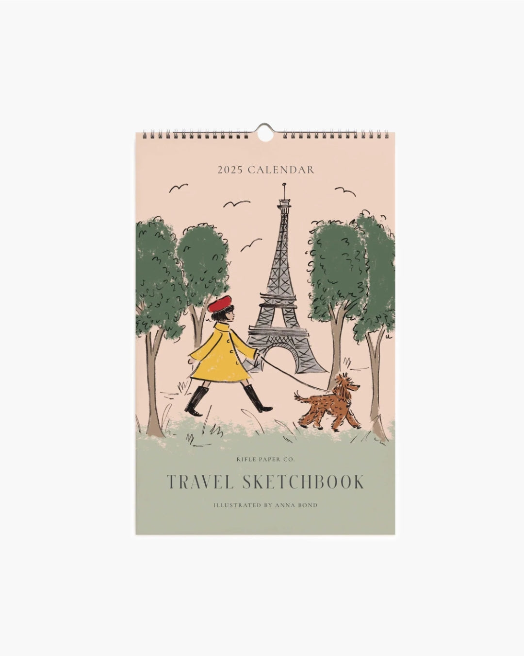 Wall Calendar 2025 - Travel Sketchbook