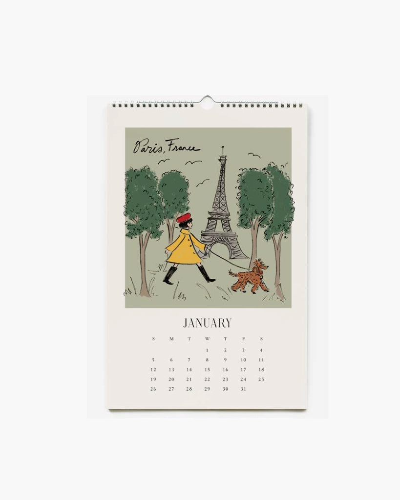 Wall Calendar 2025 - Travel Sketchbook [PRE ORDER]