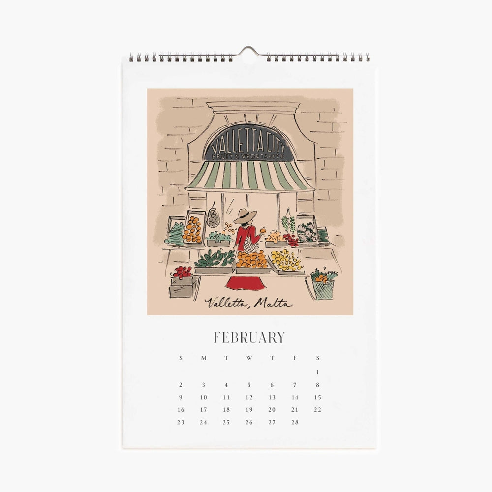 
                      
                        Wall Calendar 2025 - Travel Sketchbook
                      
                    