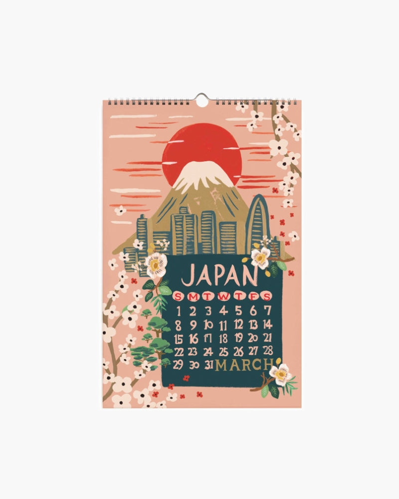 
                      
                        Wall Calendar 2026 - World Travel
                      
                    