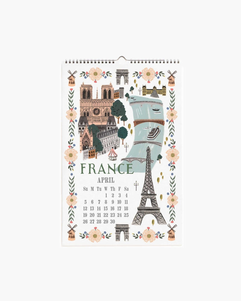 
                      
                        Wall Calendar 2026 - World Travel
                      
                    