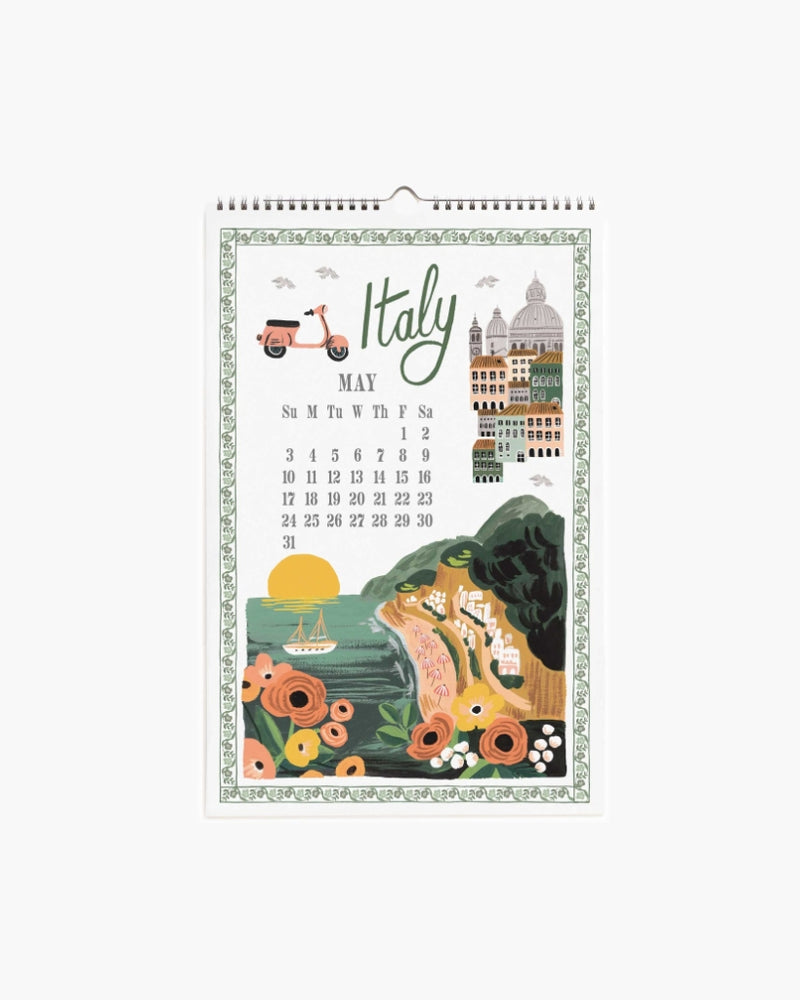
                      
                        Wall Calendar 2026 - World Travel
                      
                    