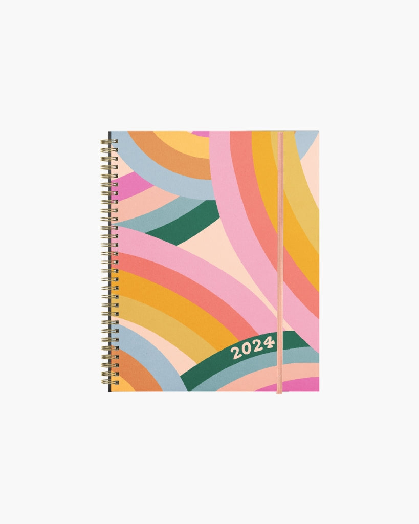 2024 Goal Getter Planner - Rainbow Swipe