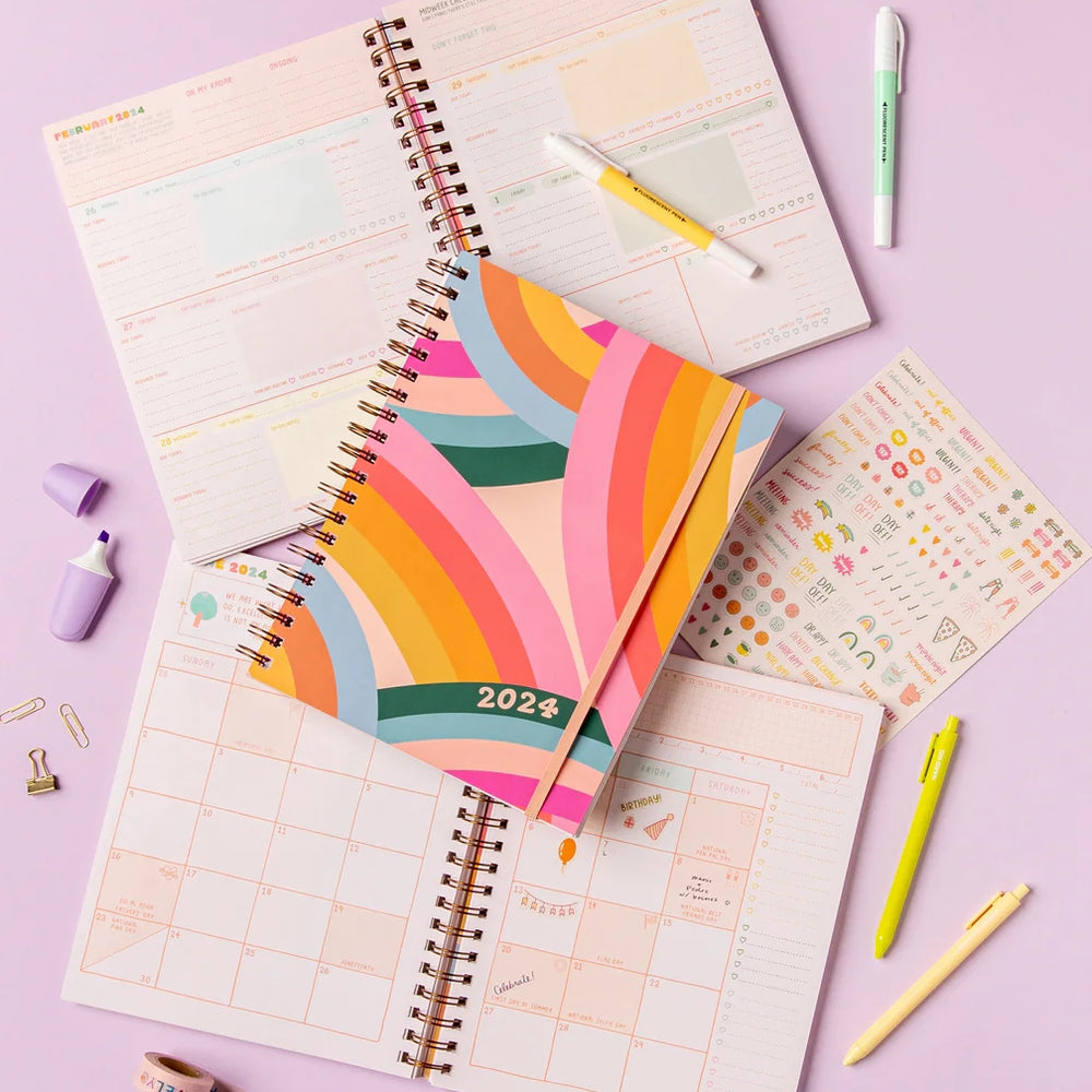 
                      
                        2024 Goal Getter Planner - Rainbow Swipe
                      
                    