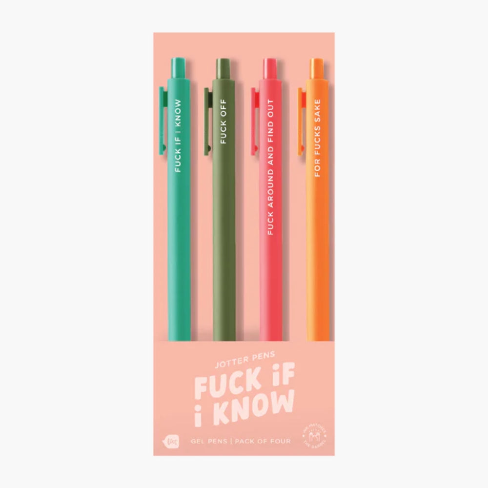 Jotter Set - Fuck If I Know