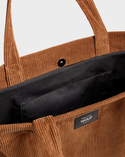 Corduroy Collection Tote Bag - Caramel [PRE ORDER]