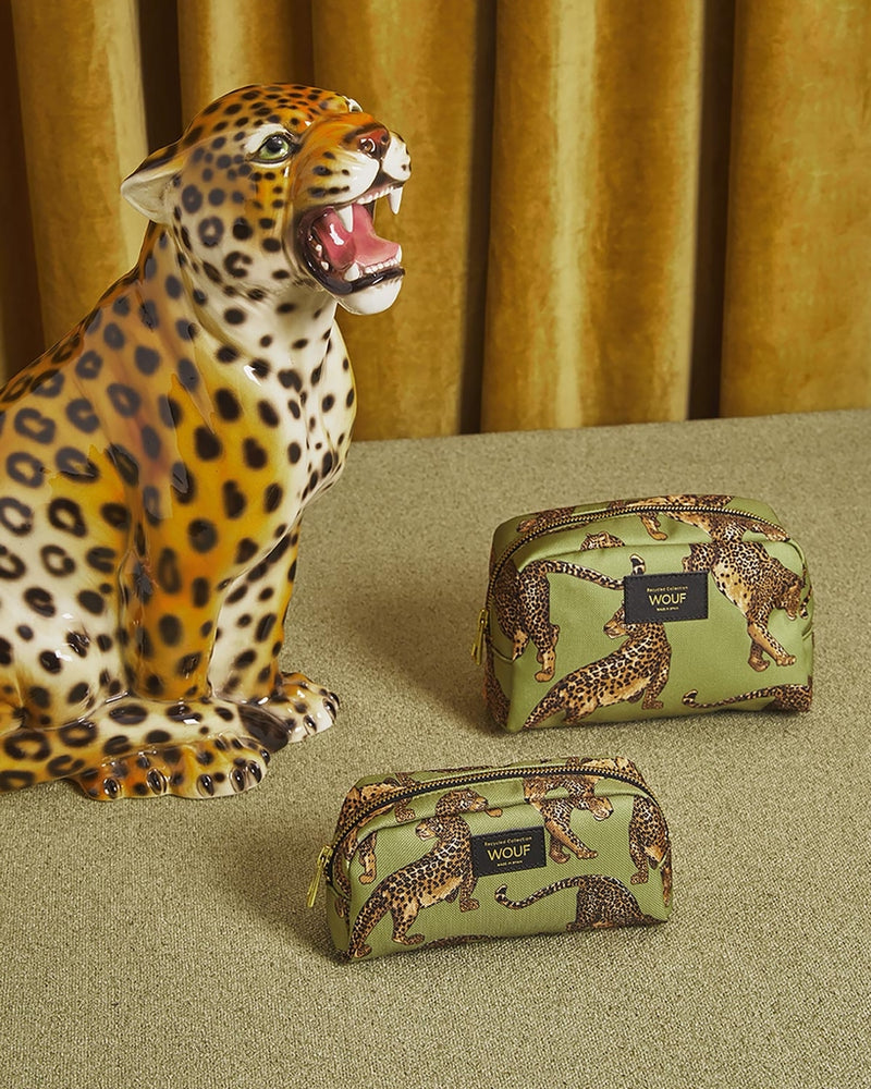 
                      
                        Makeup Bag - Olive Leopard
                      
                    