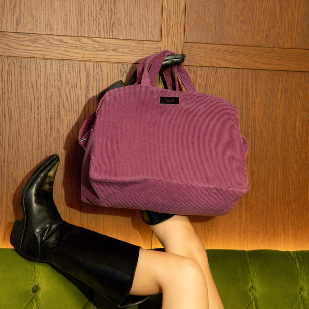 
                      
                        Corduroy Collection Weekend Bag - Mauve
                      
                    