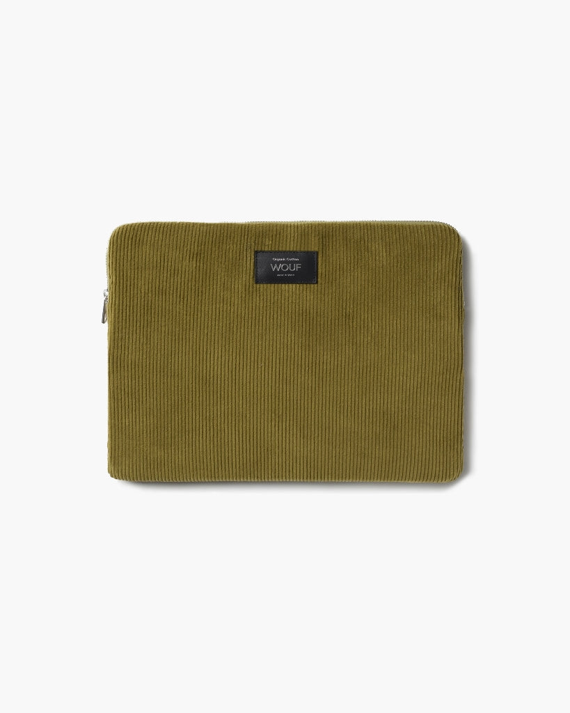 Corduroy Collection Tech Case - Olive [PRE ORDER]