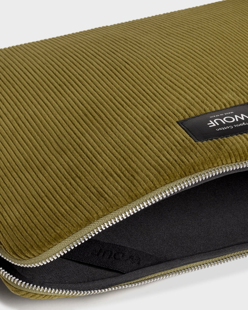 Corduroy Collection Tech Case - Olive [PRE ORDER]