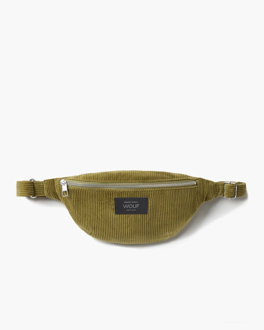 Corduroy Collection Waist Bag - Olive [PRE ORDER]