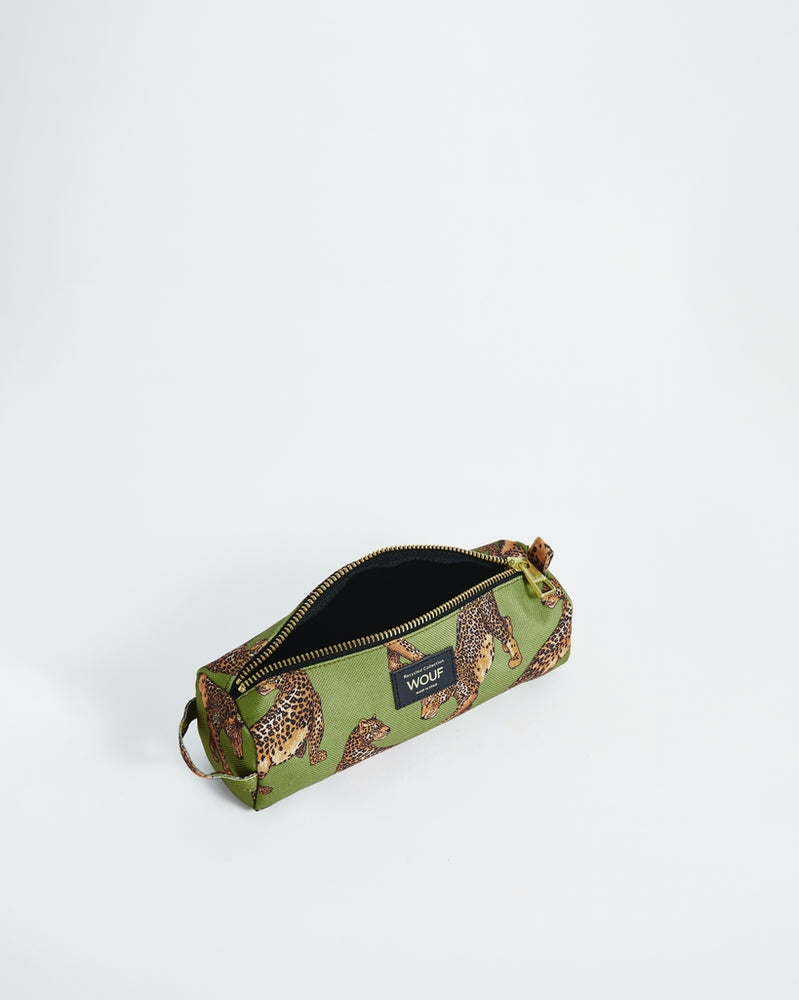 
                      
                        Pencil Case - Olive Leopard
                      
                    