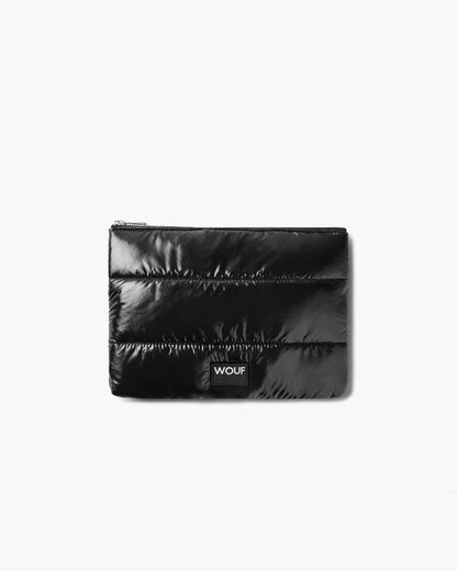 Quilted Collection Pouch Bag - Black Glossy [PRE ORDER]