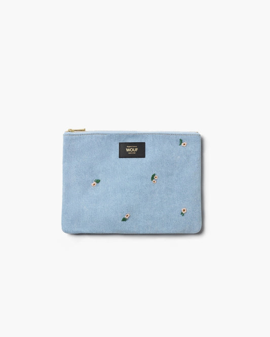 Denim Collection Pouch Bag - Ines [PRE ORDER]