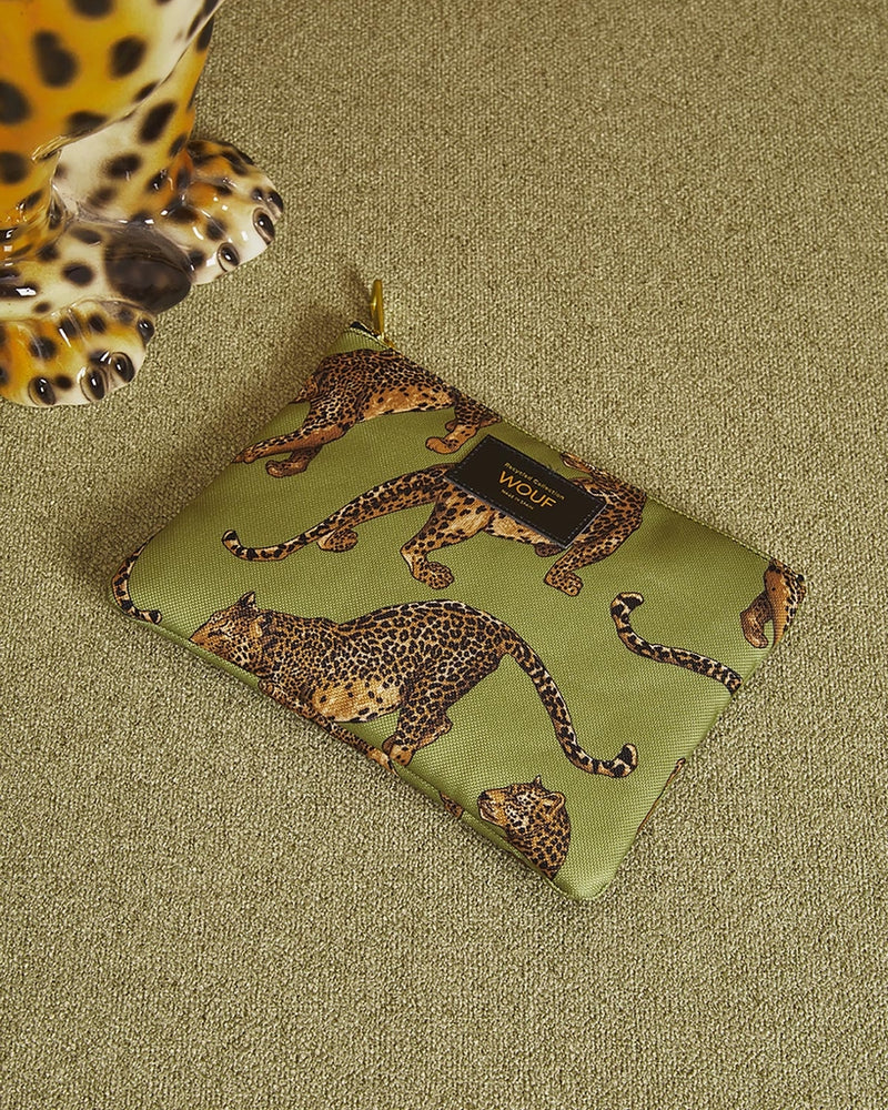 
                      
                        Pouch Bag - Olive Leopard
                      
                    