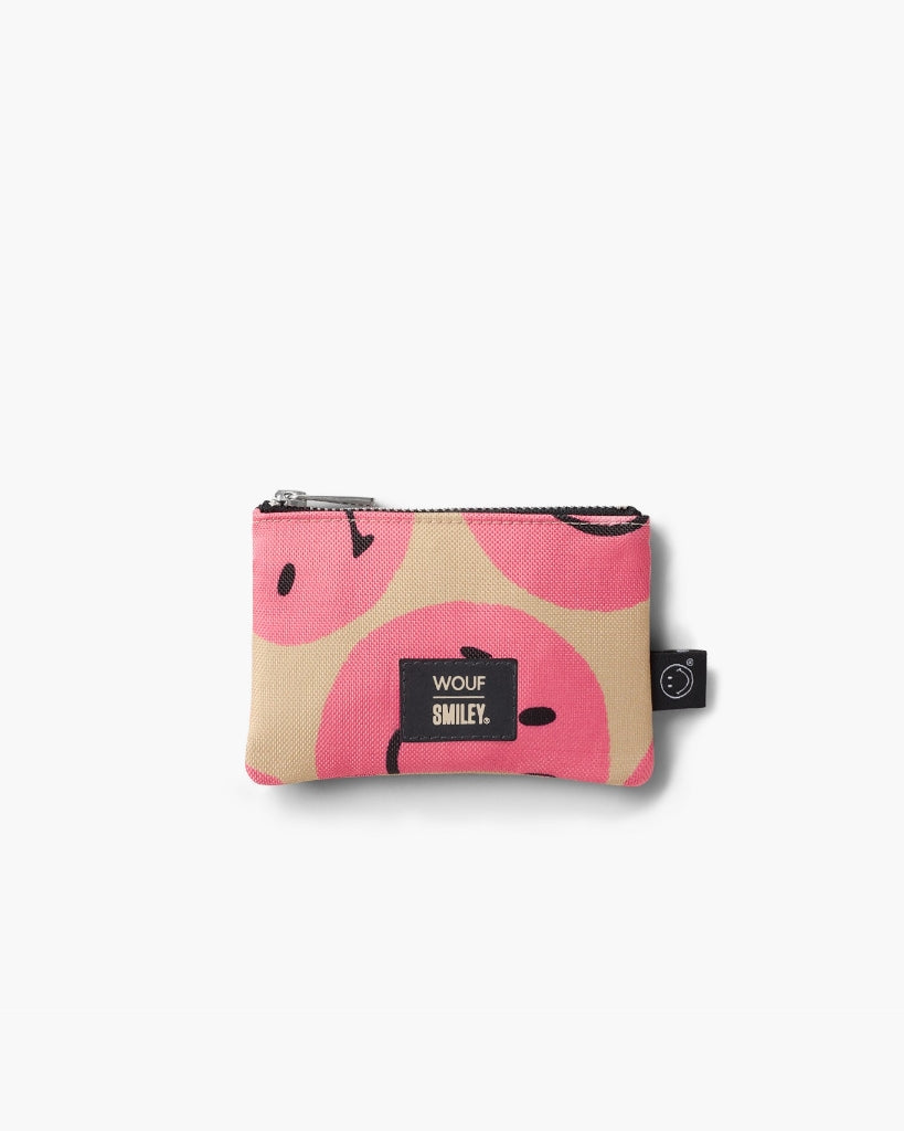 Pouch Bag - Smiley Pink