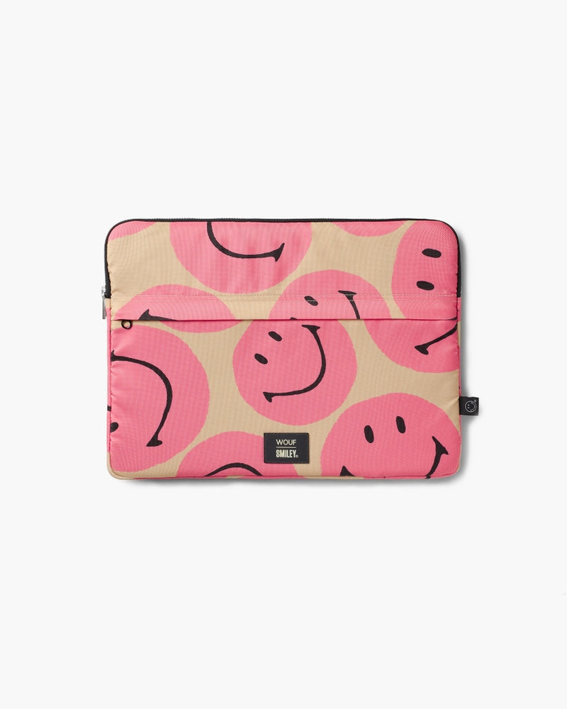 Tech Case - Smiley Pink