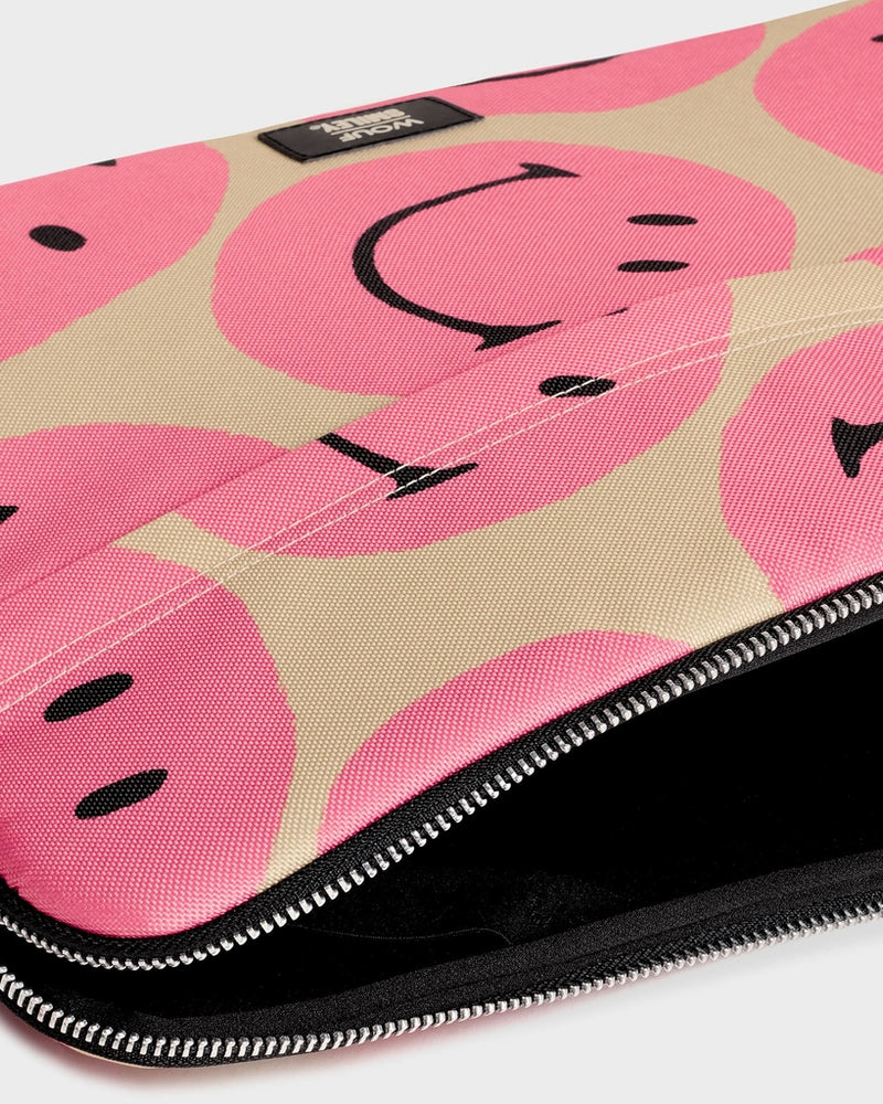 Tech Case - Smiley Pink