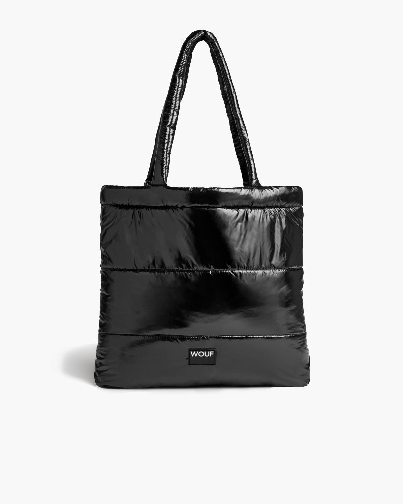 Quilted Collection Tote Bag - Black Glossy [PRE ORDER]