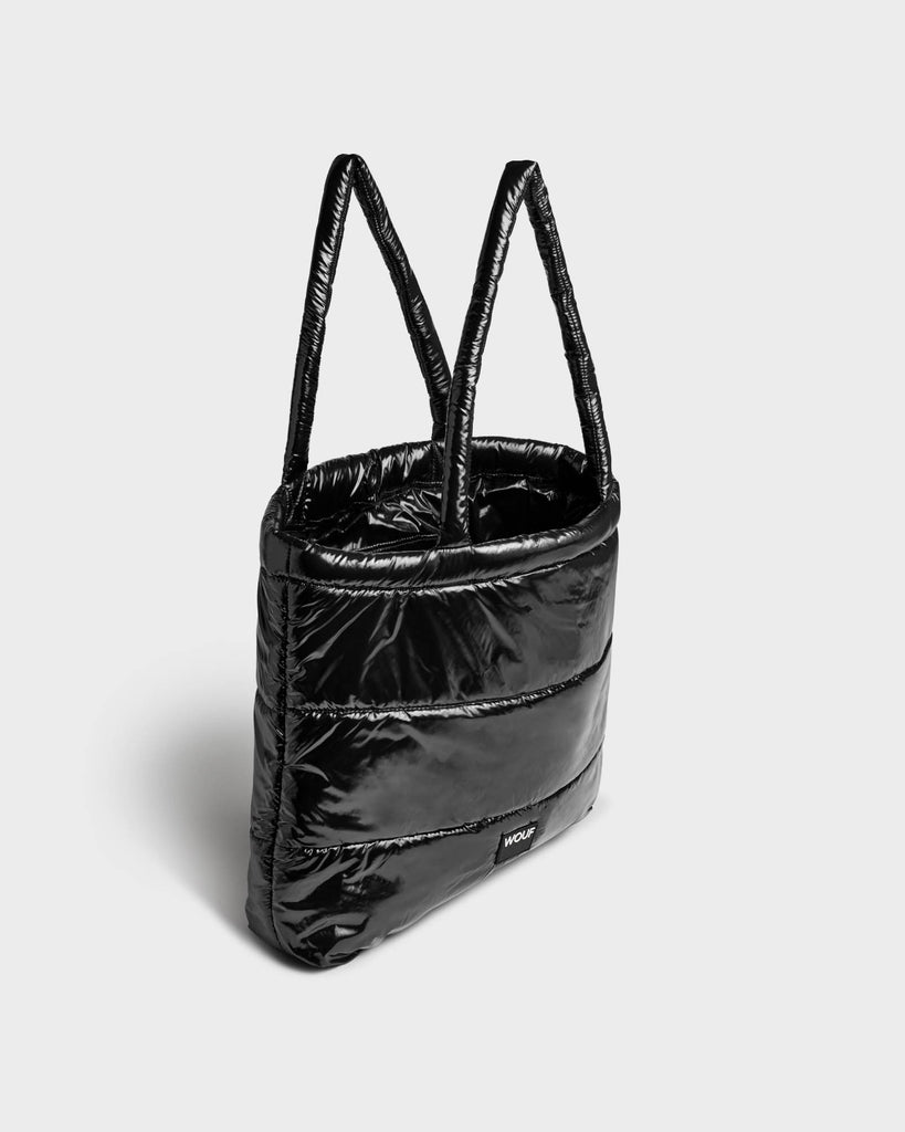 Quilted Collection Tote Bag - Black Glossy [PRE ORDER]