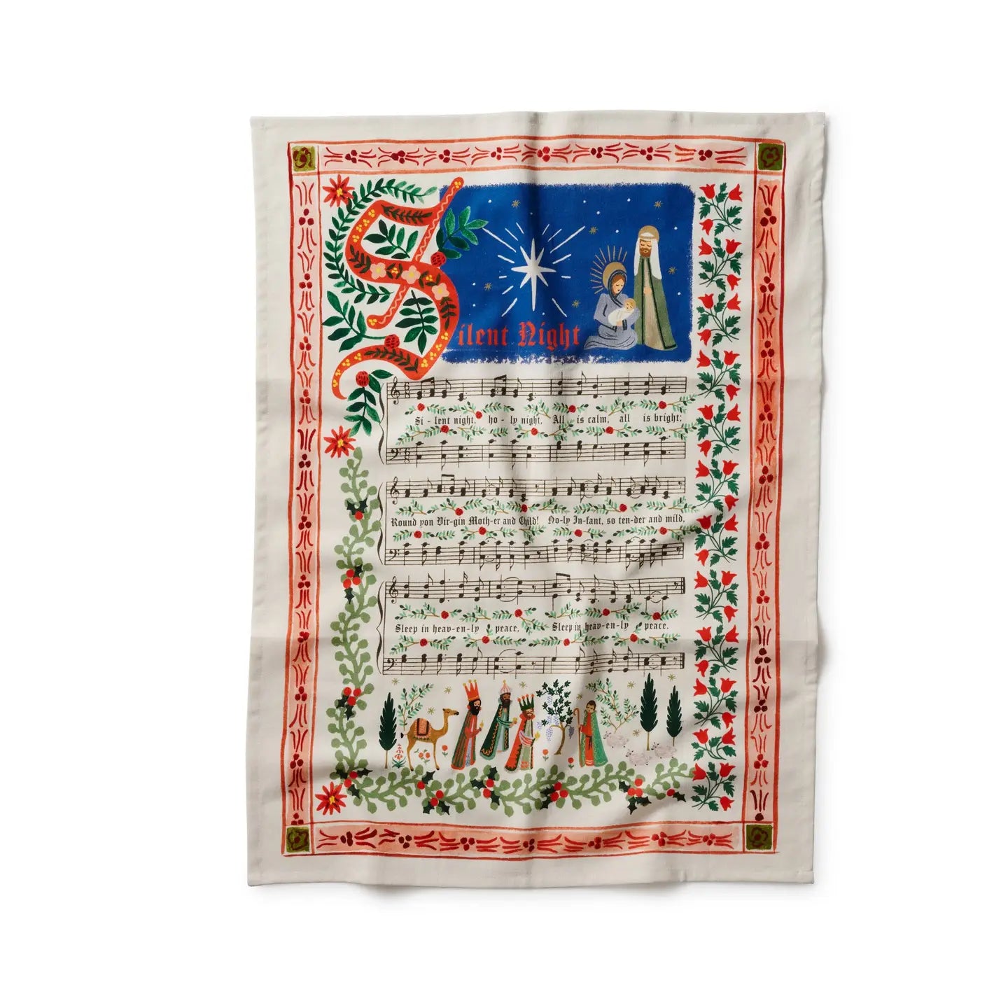 Tea Towel - Christmas Carols [PRE ORDER]