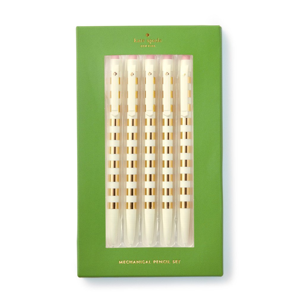 Mechanical Pencil Set - Gold Stripe