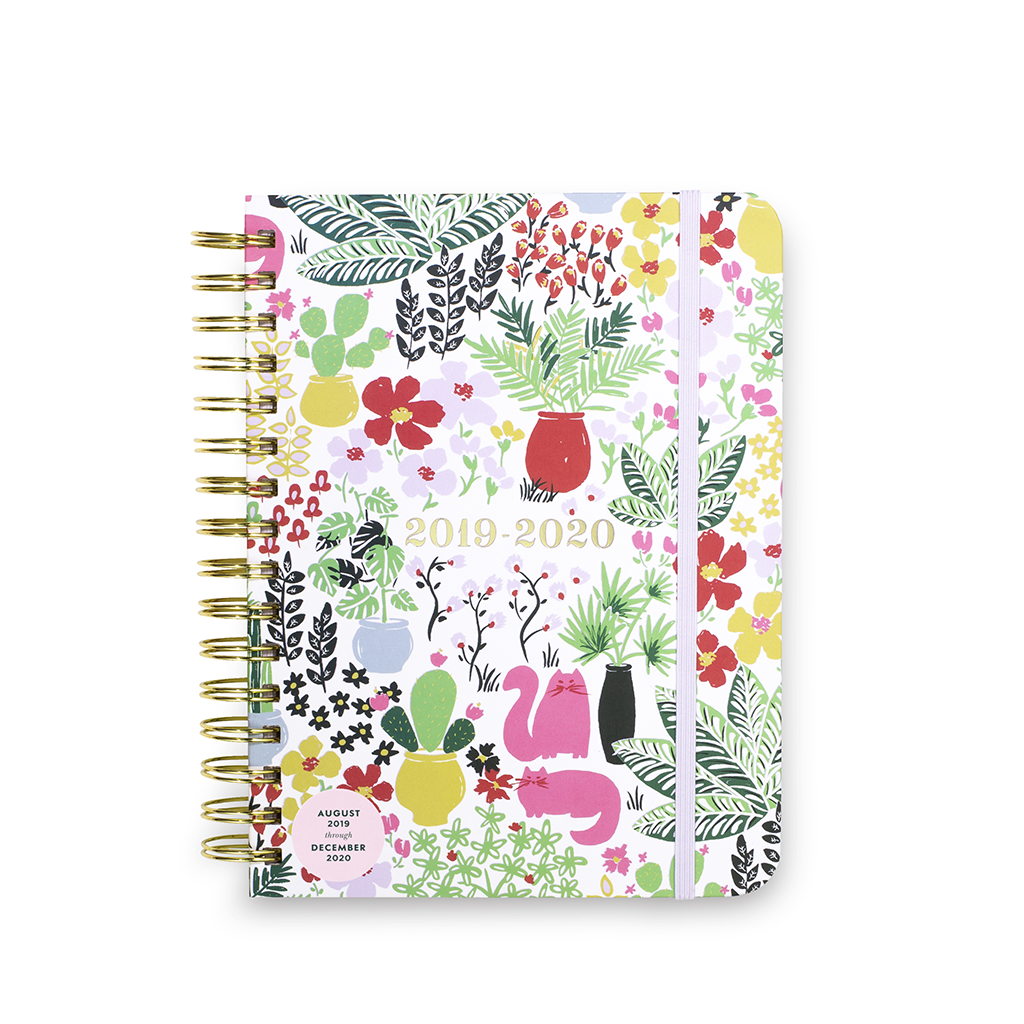 17 Month Planner Large - Garden Posy