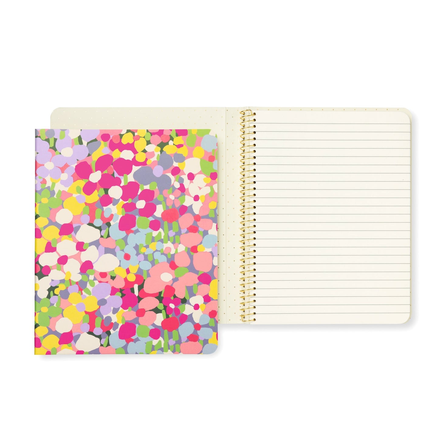 Spiral Notebook (Concealed) - Floral Dot