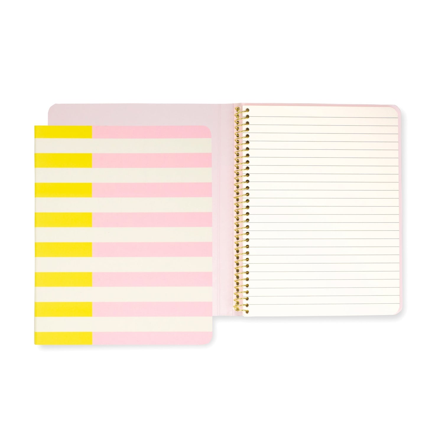 Spiral Notebook (Concealed) - Two-Tone Stripes
