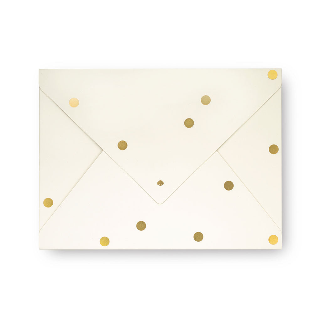 Envelope Folio - Gold Dot