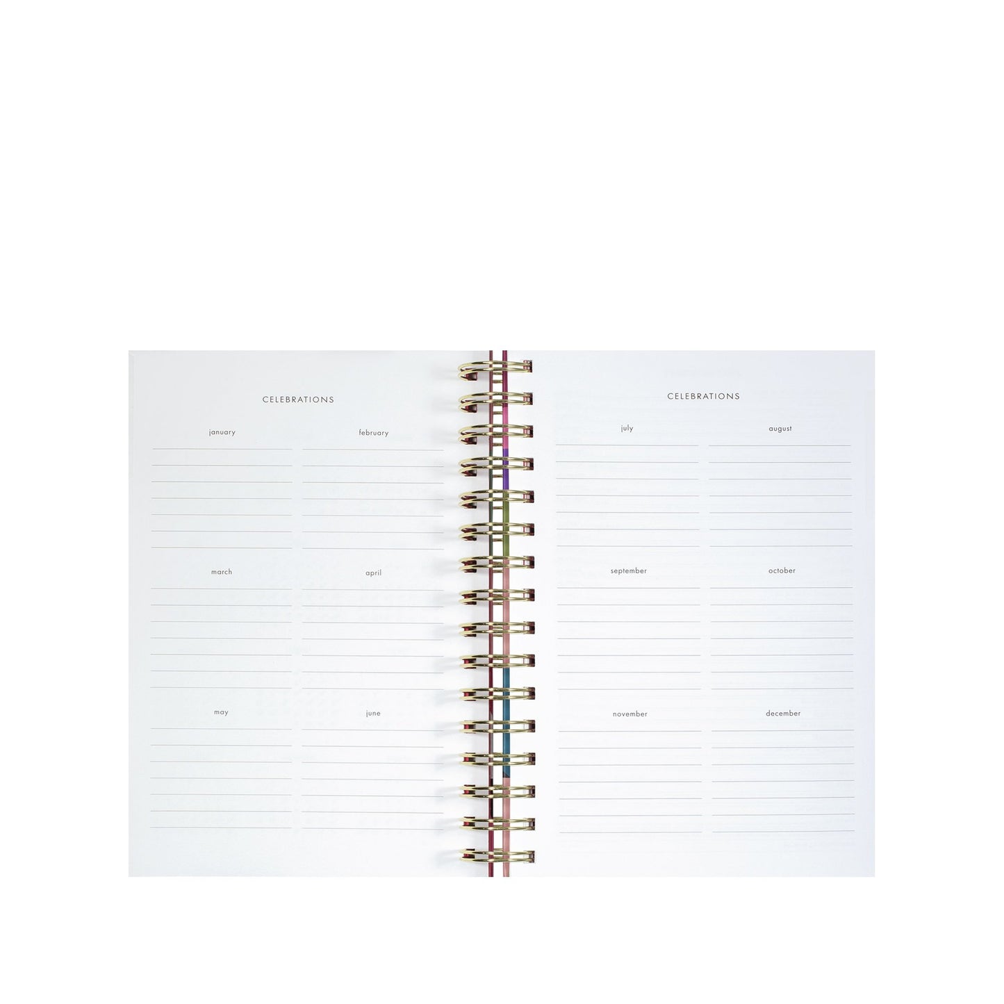 17 Month Large Planner - Spade Dot Geo