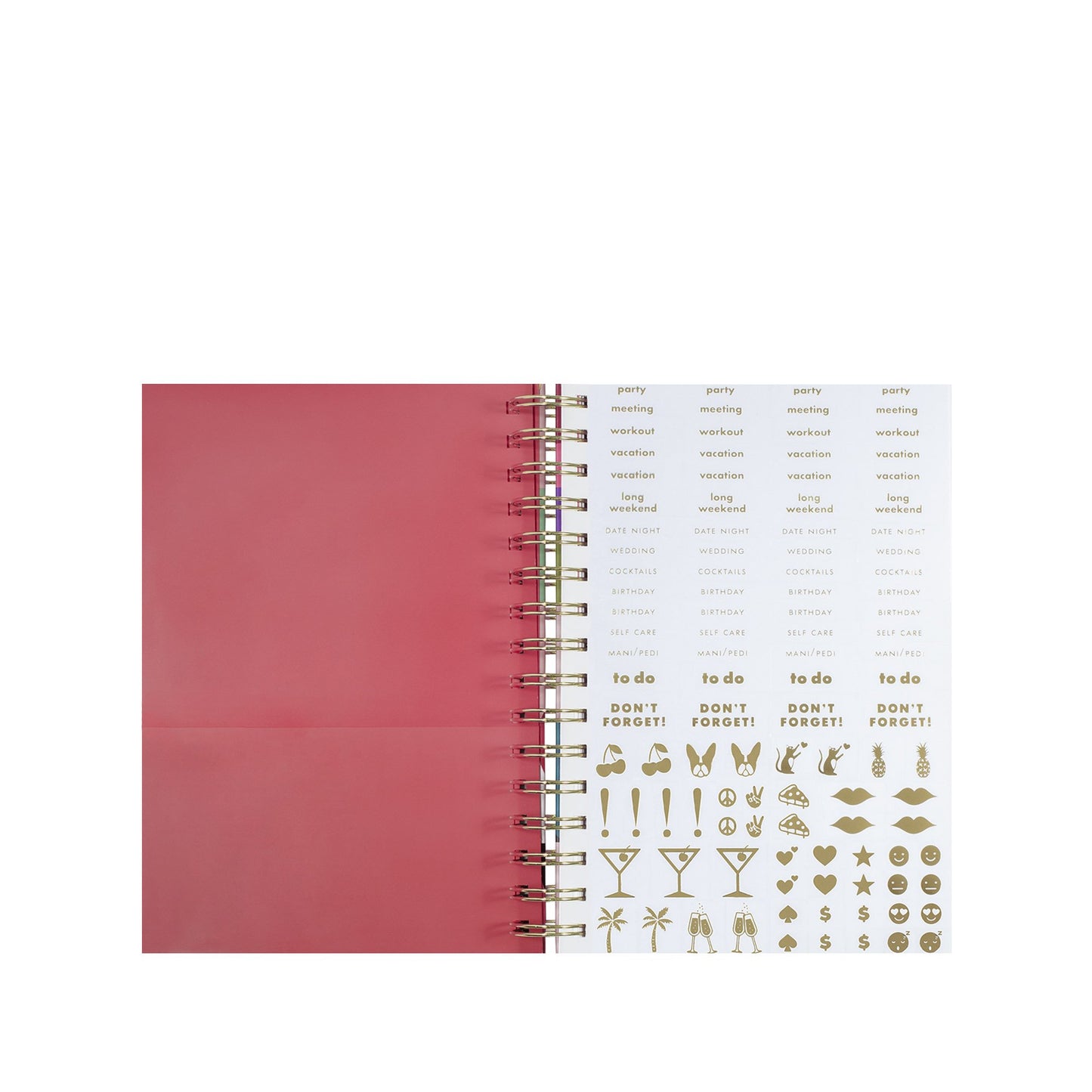 17 Month Large Planner - Spade Dot Geo