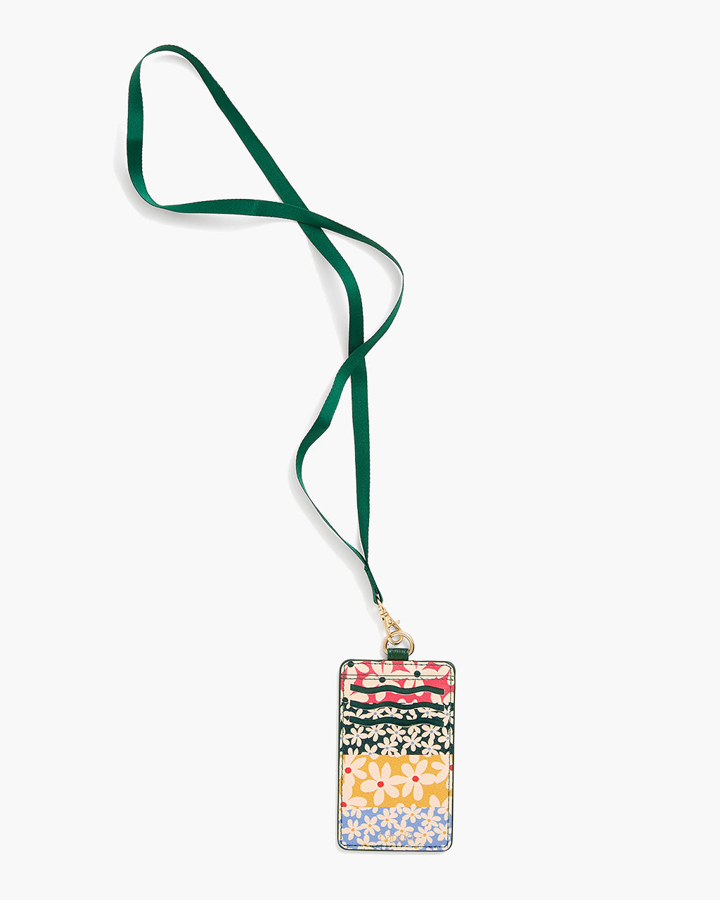 Keep It Close Card Case with Lanyard - Daisies