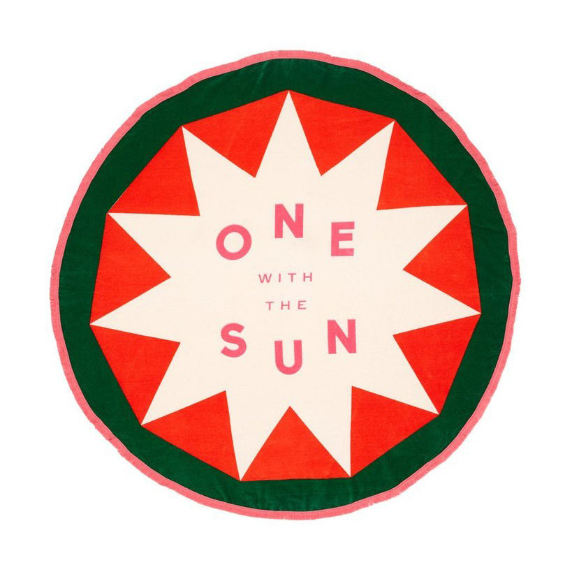 All Around Giant Circle Towel - One With The Sun