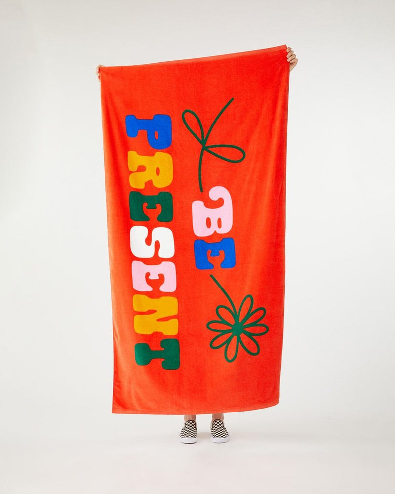 
                      
                        Beach, Please! Giant Towel - Be Present
                      
                    