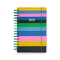 12 Month Medium Planner - Enchanted Stripes