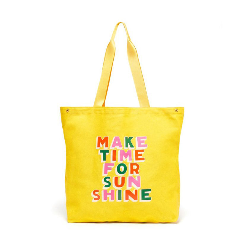 
                      
                        Deluxe Tote Bag - Make Time For Sunshine
                      
                    