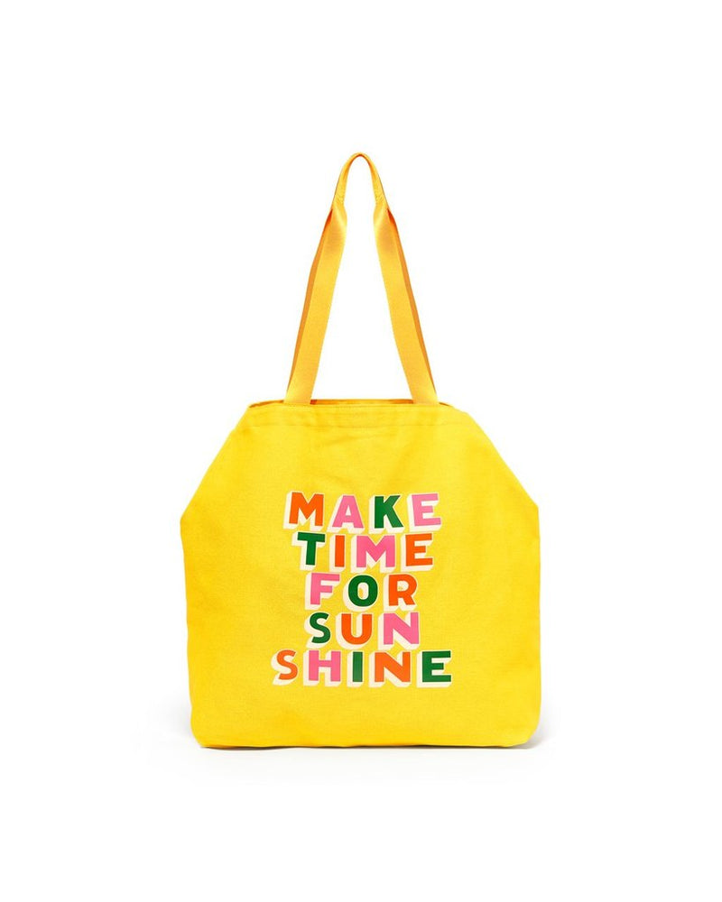 
                      
                        Deluxe Tote Bag - Make Time For Sunshine
                      
                    