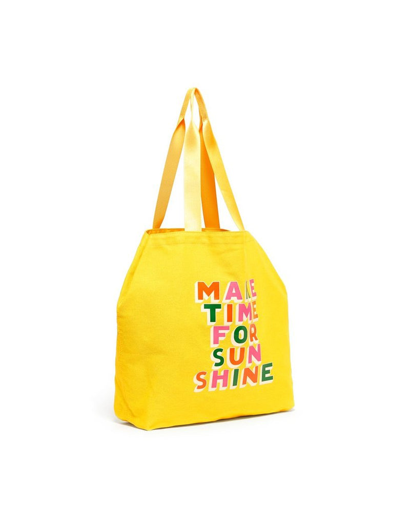 
                      
                        Deluxe Tote Bag - Make Time For Sunshine
                      
                    