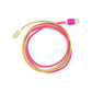 Back Me Up! Charging Cord - Pink and Gold