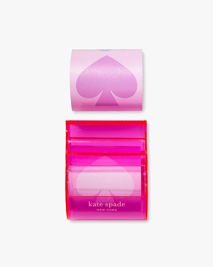 Sticky Note Roll Dispenser - Neon Pink
