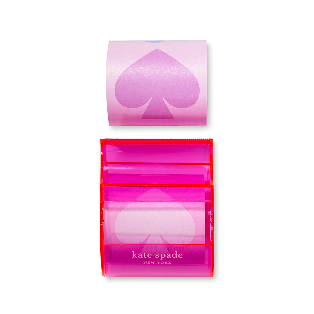 Sticky Note Roll Dispenser - Neon Pink