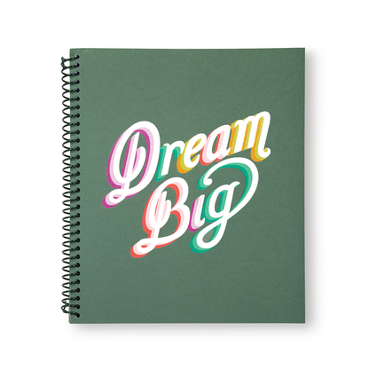 Large Spiral Notebook - Dream Big