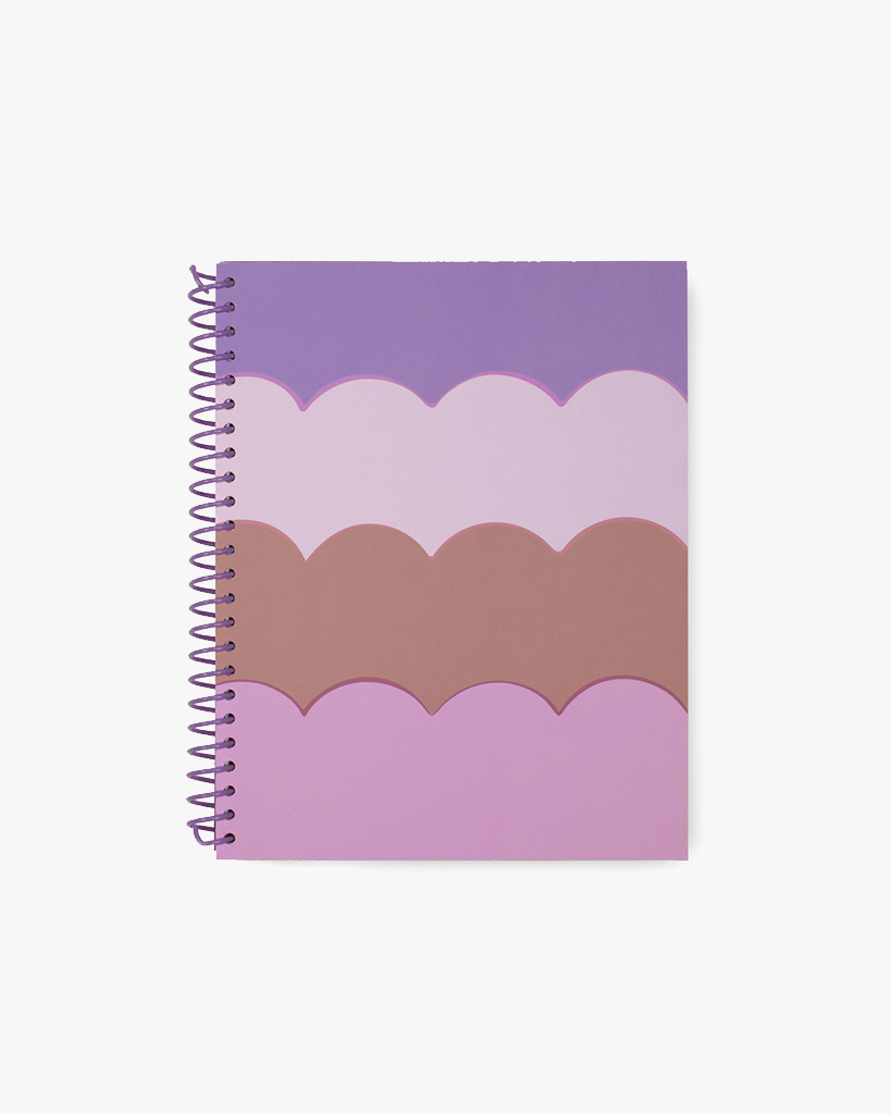 Spiral Notebook - Scallop